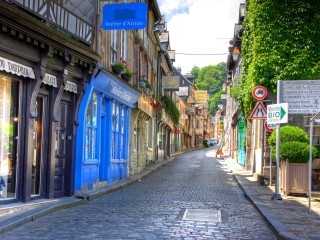 Пазл «Улица в Онфлере»