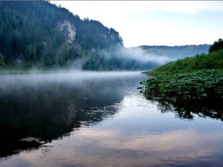 Пазл «Утро на реке»