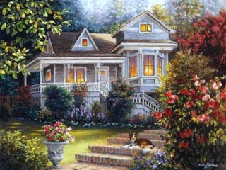 Пазл «Уютный домик»