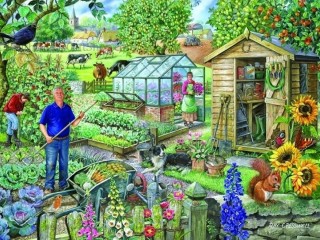 Пазл «В огороде»