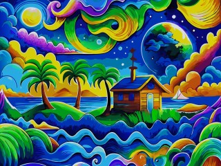 Пазл «В океане»