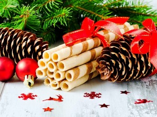 Пазл «Вафли и шишки»