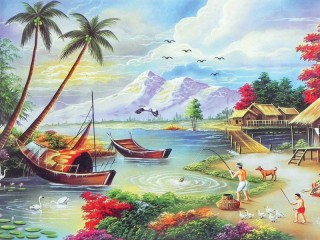 Пазл «Вечер»