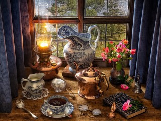 Пазл «Вечерний чай»