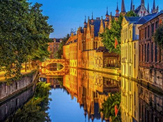 Пазл «Вечером в Брюгге»