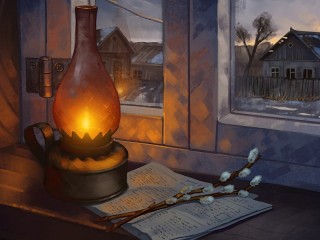 Пазл «Весенние сумерки»