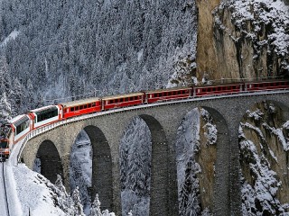 Пазл «Виадук Ландвассер»