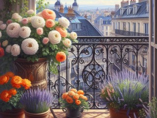 Пазл «Вид из окна»