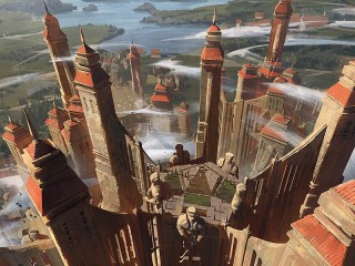 Пазл «Вид на замок»