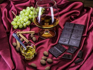 Пазл «Коньяк и шоколад»