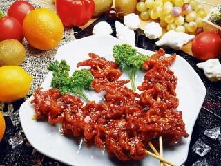 Пазл «Мясо на палочках с кунжутом»
