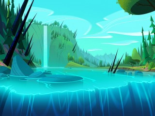 Пазл «Водопад»
