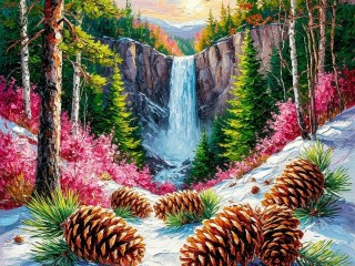 Пазл «Водопад»