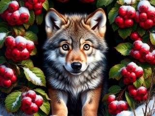 Пазл «Волчонок»