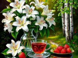 Пазл «Ягодный чай»