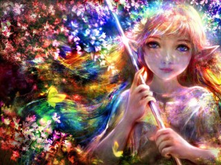 Пазл «Юная эльфийка»