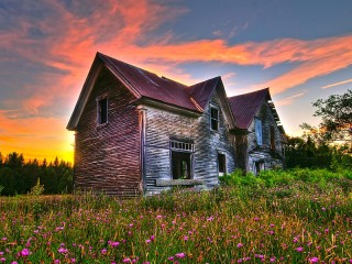 Пазл «Заброшенный дом»