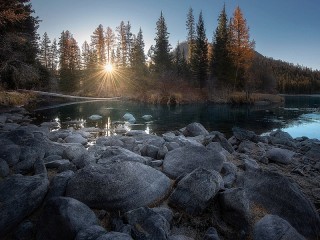 Пазл «Заходящее солнце»