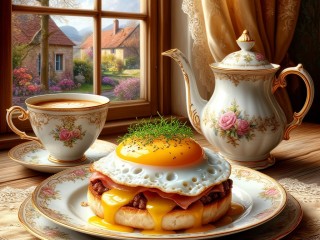 Пазл «Завтрак»