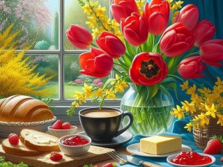 Пазл «Завтрак»