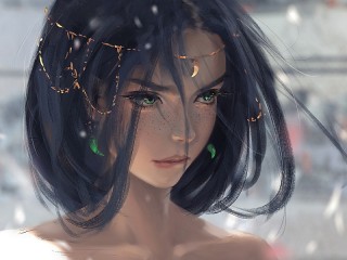 Пазл «Зеленоглазая»