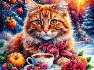 Пазл «Жду на чай»