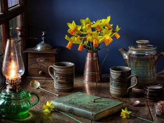 Пазл «Желтые нарциссы»
