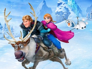 Пазл «Зимние скачки»