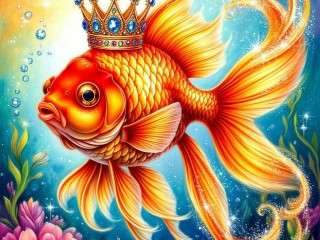 Пазл «Золотая рыбка»