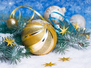 Пазл «Золотой шар»