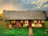 Пазл  Домик в деревне