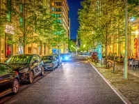 Пазл  Ночная улица