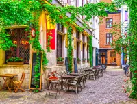 Пазл  Уличное кафе