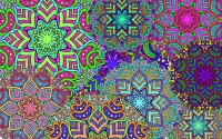 Пазл Абстрактные снежинки