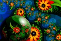 Пазл Абстрактные цветы