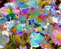 Пазл Абстракция из цветов