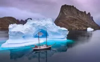 Пазл Айсберг и корабль
