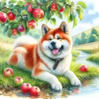 Пазл Акита - ину