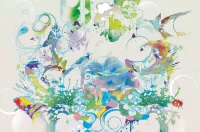 Пазл Акварельные рисунки