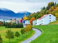 Пазл Акюрейри Исландия