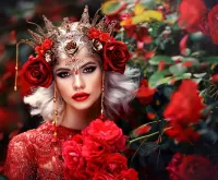 Пазл Алый образ