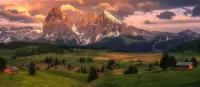 Пазл Альпийская панорама
