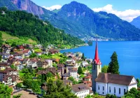 Пазл Альпийский городок