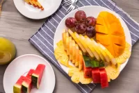 Пазл Ананасовая нарезка