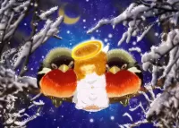 Пазл Ангел и птички