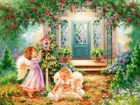 Пазл Ангелы 