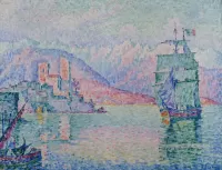 Пазл Антиб вечером