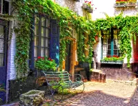 Пазл Антверпенский дворик