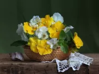 Пазл Анютины глазки1