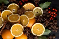 Пазл Апельсины и специи